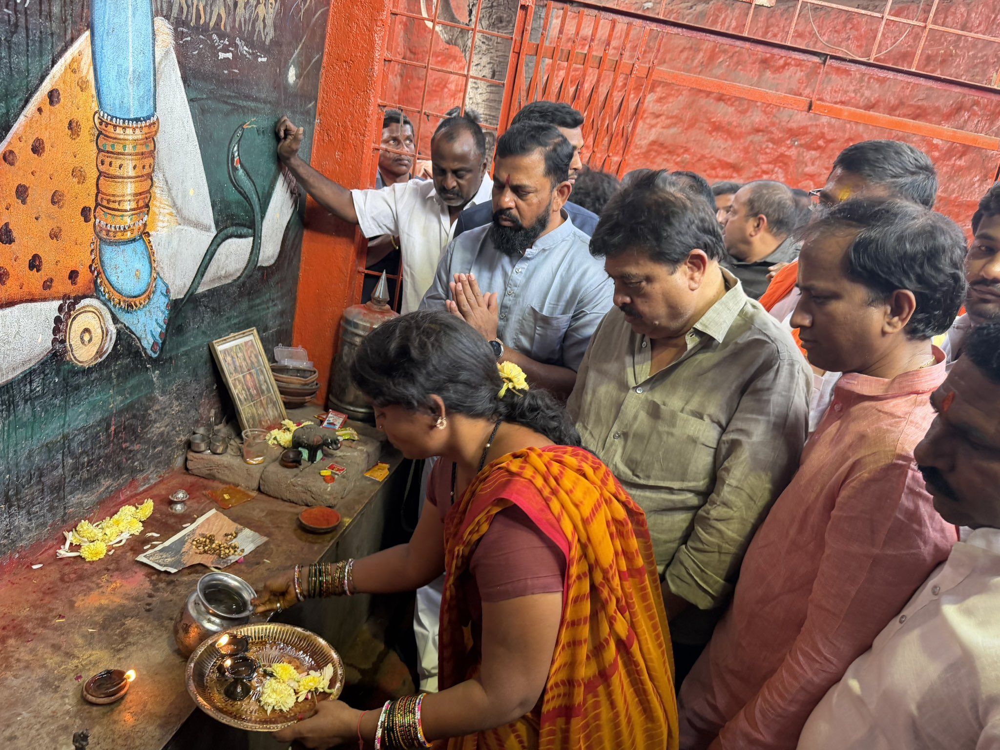 Telangana: Free hand to rioters and attacks on Hindus—this is the real 'development' of Congress.